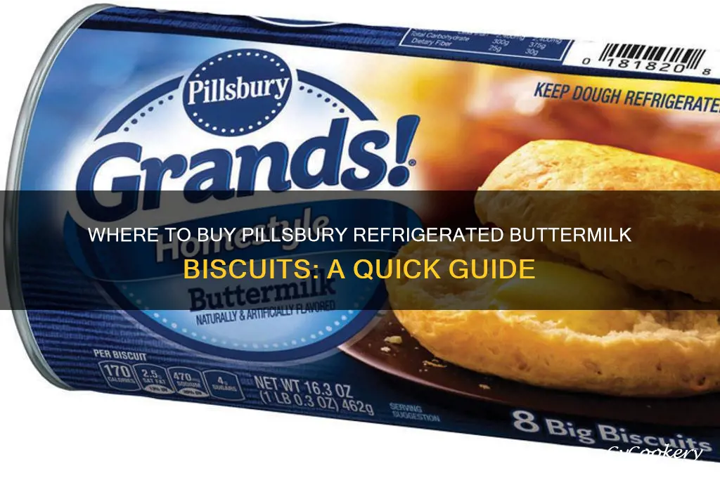 where can i find pillsbury refrigerated buttermilk biscuits