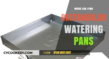 Rectangular Watering Pans: Where to Find Them