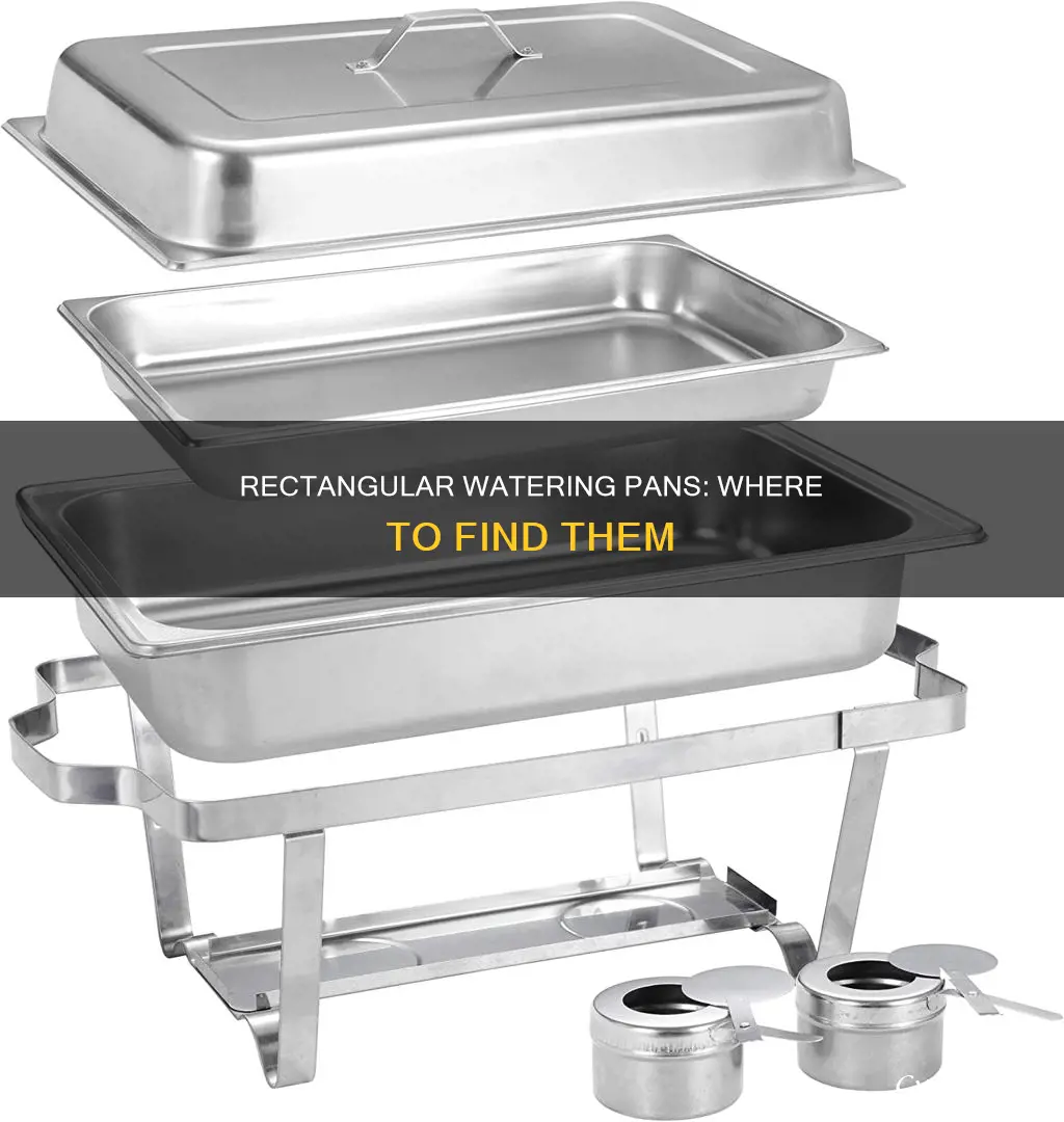 where can I find rectangular watering pans