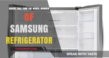 Locate Your Samsung Refrigerator Model Number: A Quick Guide