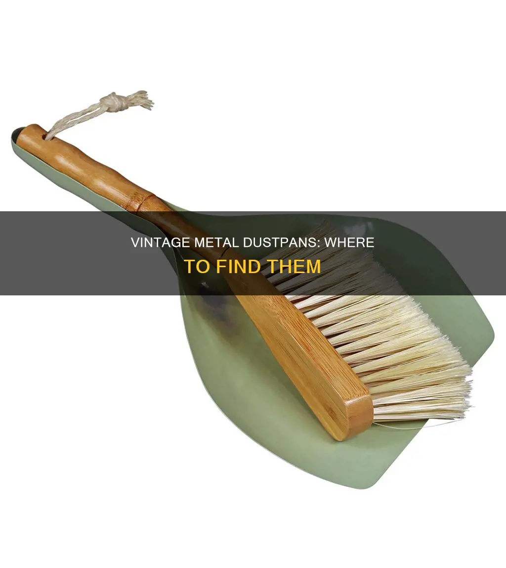 where can I find vintage metal dust pans