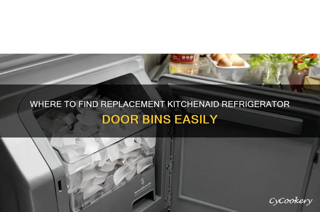 where can i fine kitchenaid refrigerator door bins