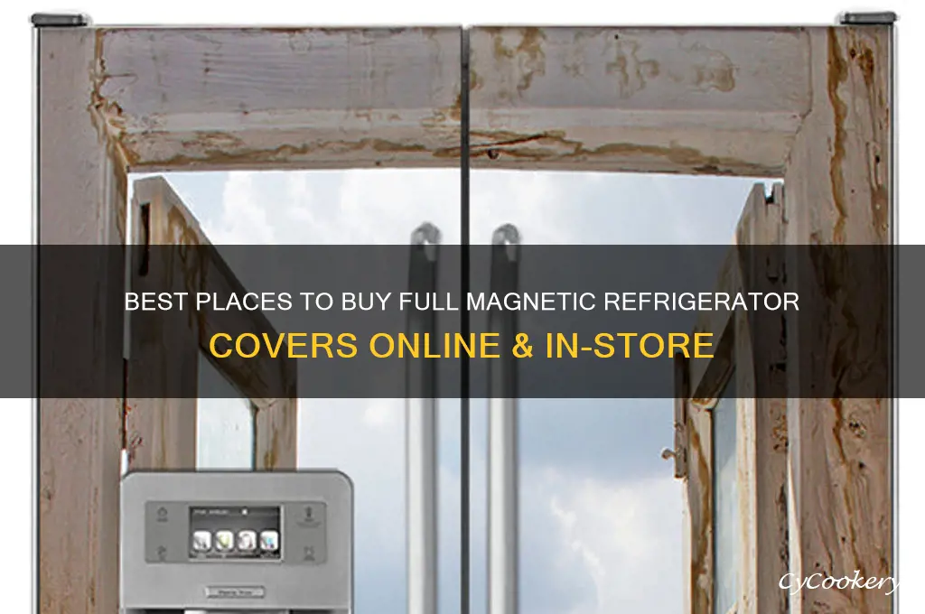 where can i get full magnetic cover for a refrigerator