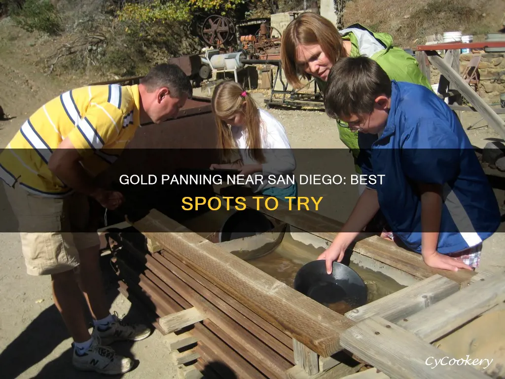 where can I go gold panning near san diego