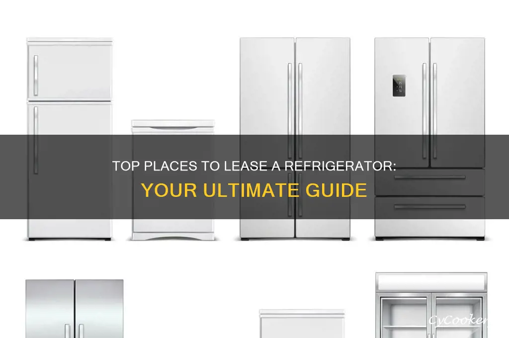 where can i lease a refrigerator