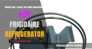 Frigidaire Refrigerator Temp Adjustment: Quick Guide to Locate Settings