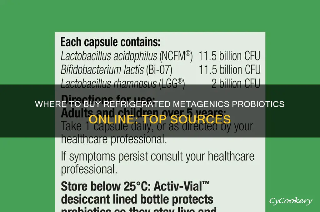 where can i order metagenics probiotics in a refrigerated pouch