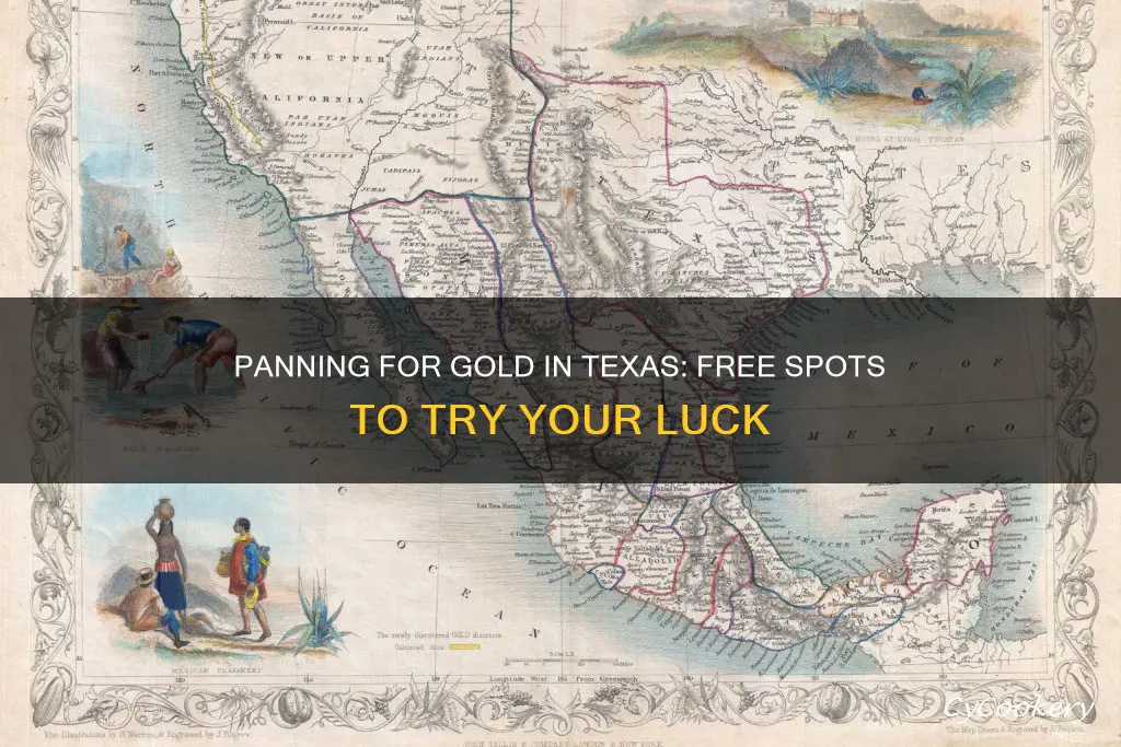 where can I pan for gold for free in Texas