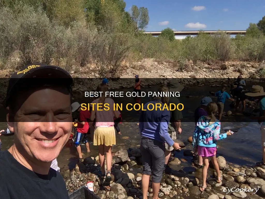 where can I pan for gold in colorado for free