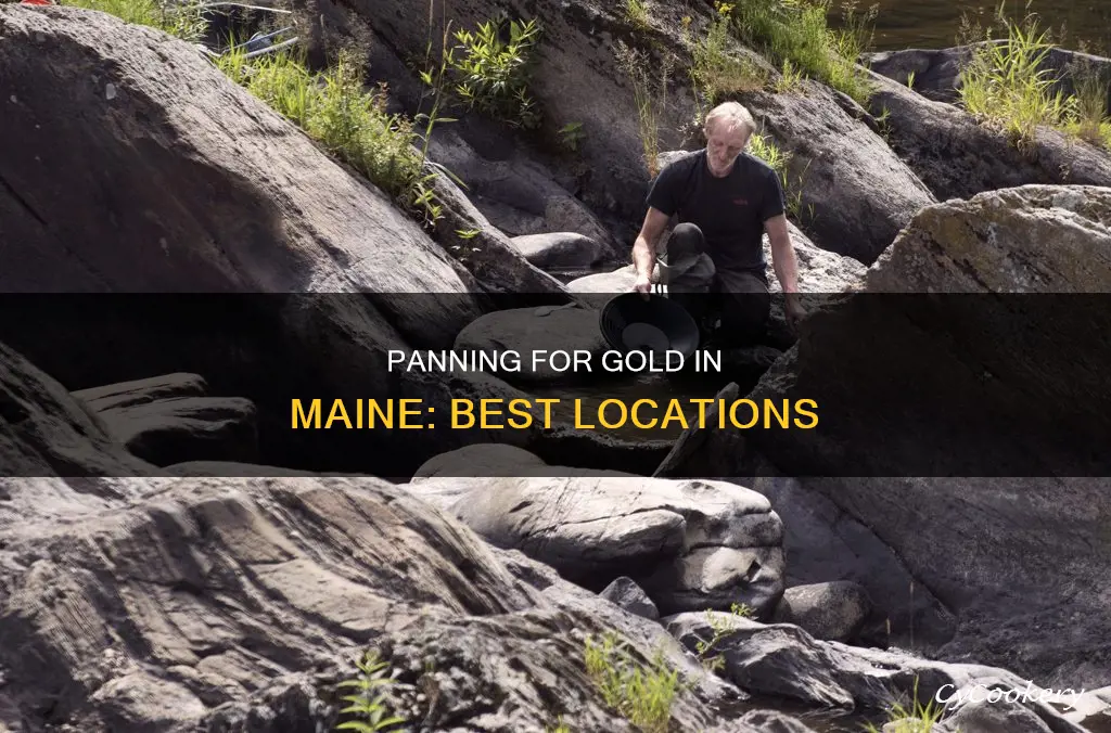 where can I pan for gold in Maine