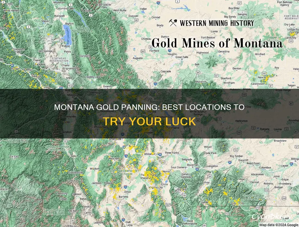 where can I pan for gold in montana
