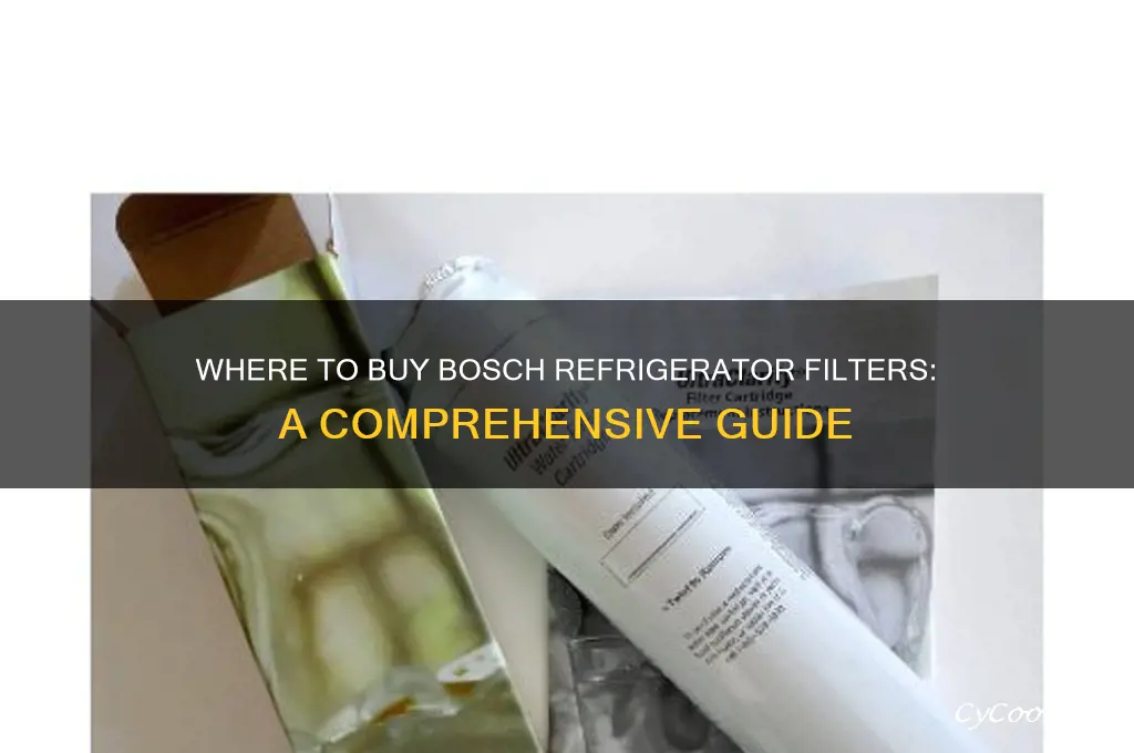 where can i purchase a filter for my bosch refrigerator