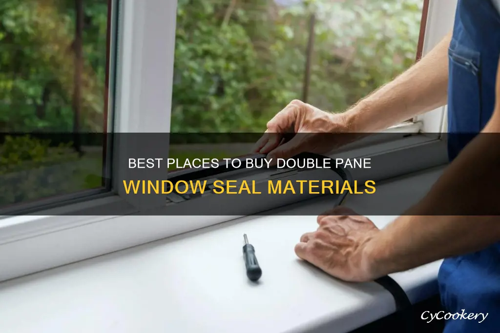 where can I purchase double pane window seal materials