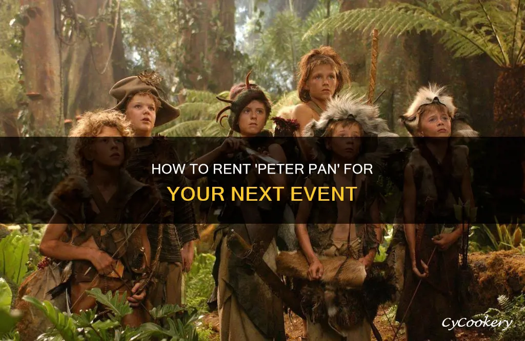 where can I rent peter pan