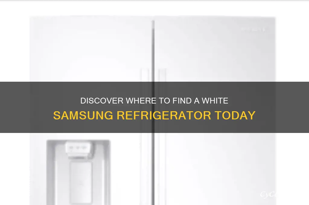 where can i see a white samsung refrigerator