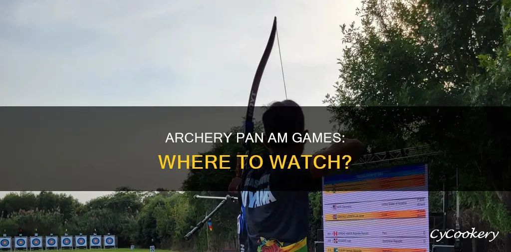 where can I watch the archery pan american games