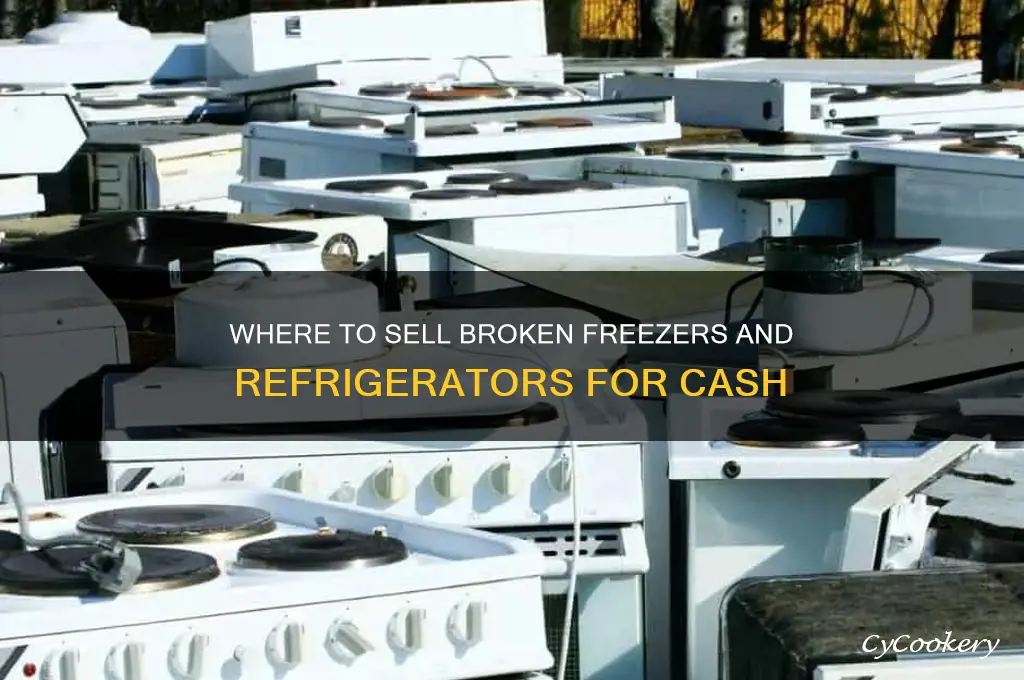 where can u sell broken freezers and refrigerators