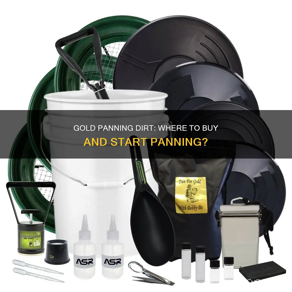 where can you buy gold panning dirt