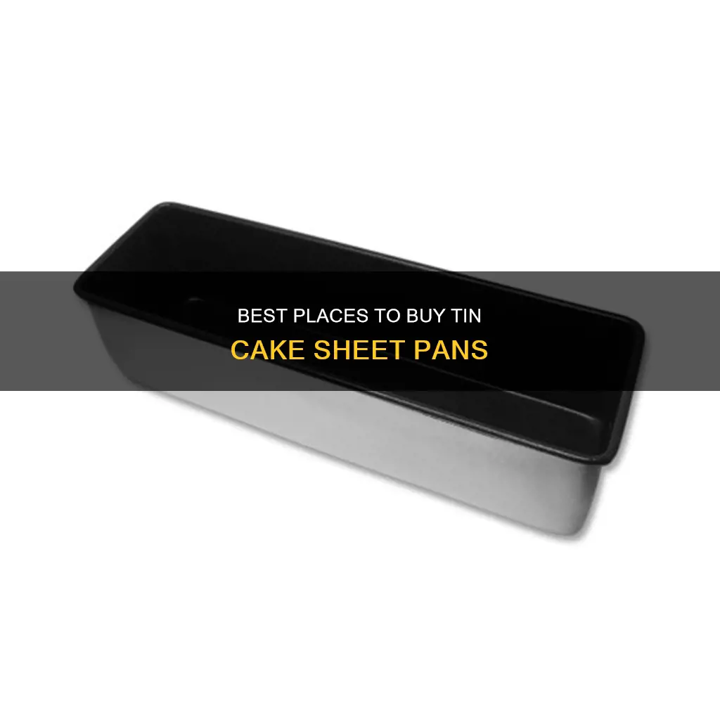 where can you buy tin cake sheet pans