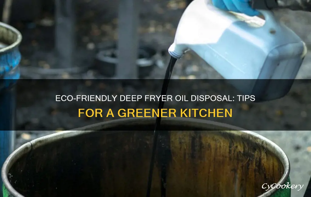 where can you dump deep fryer oil