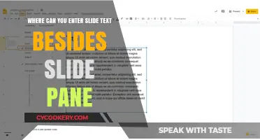 Slide Text: Where to Enter It?