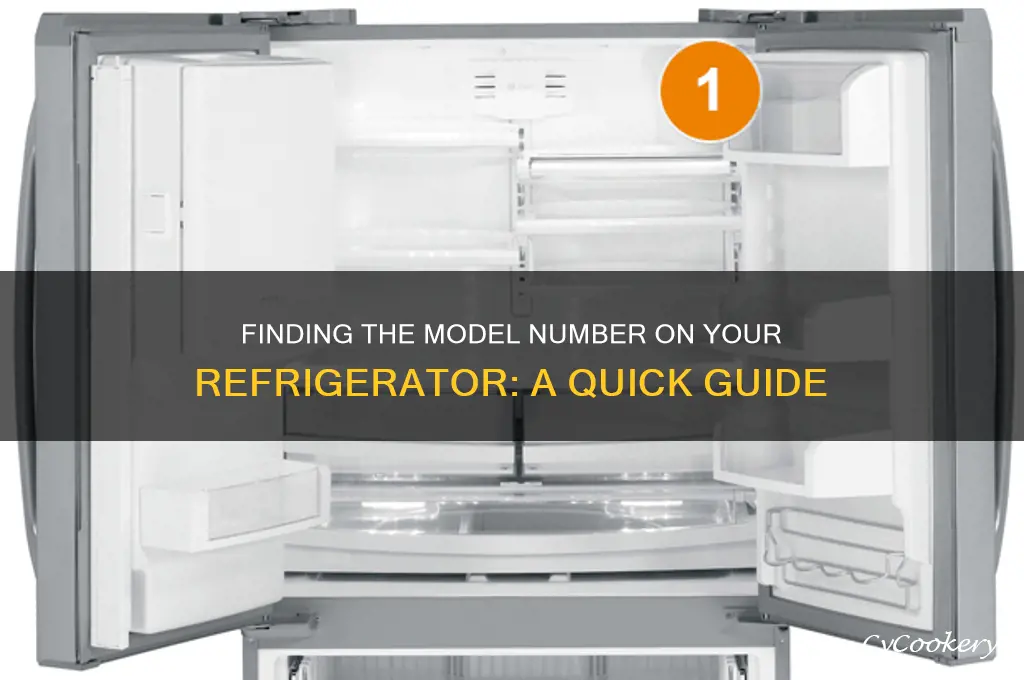 where can you find the mod on a refrigerator