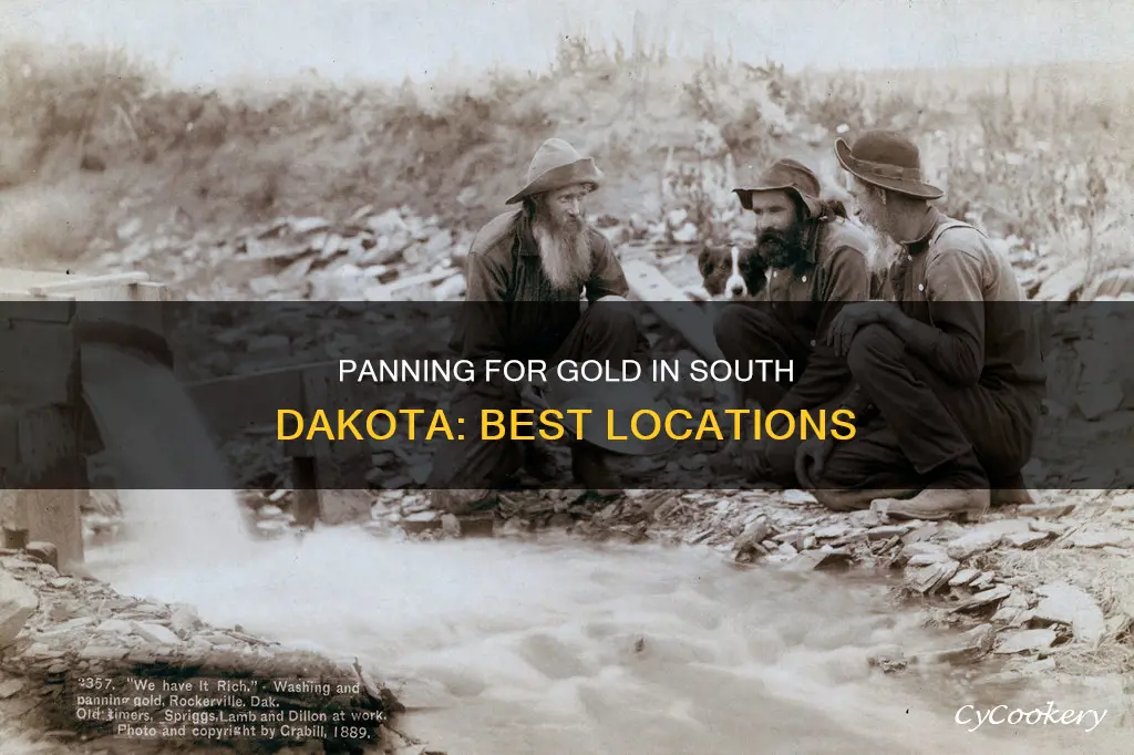 where can you pan for gold in south dakota