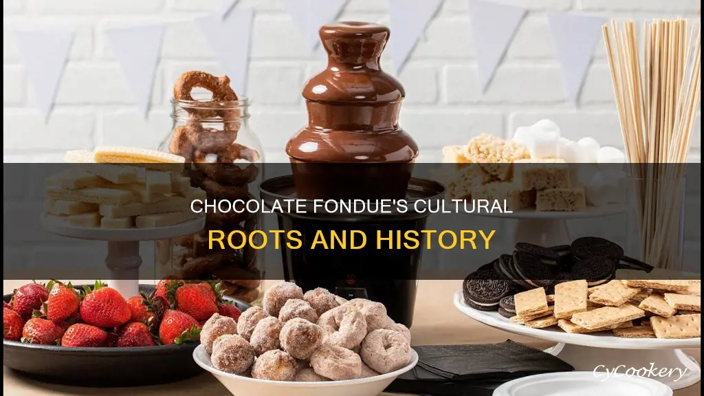 where did chocolate fondue come from