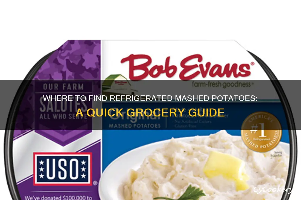 where do i find refrigerated mashed potatoes