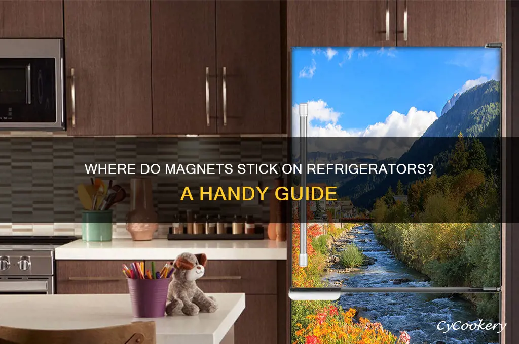 where do magnets stick on a refrigerators