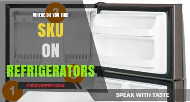 Finding Your Refrigerator's SKU: A Quick and Easy Guide