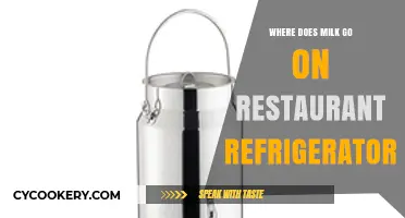 Where to Store Milk in a Restaurant Fridge: Best Practices