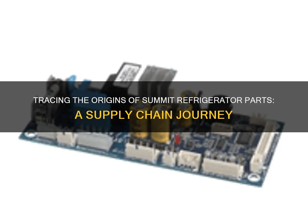 where does summit refrigerator parts come from
