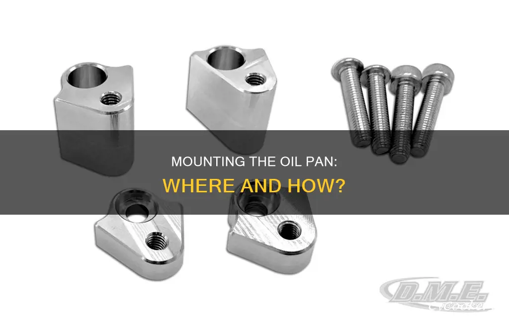 where does the oil pan mount