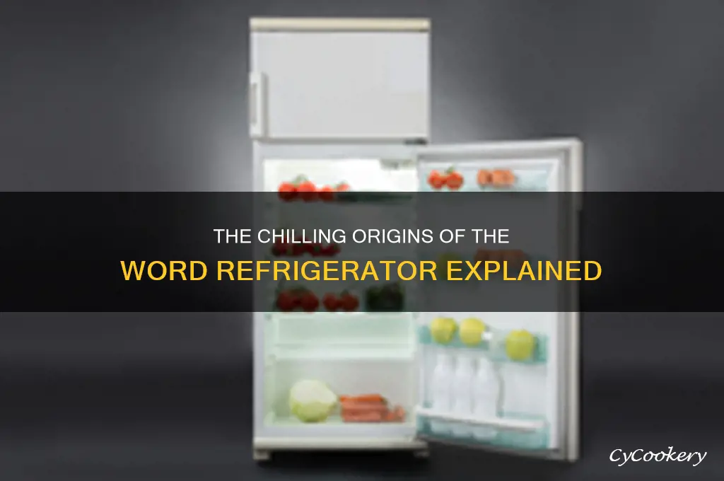 where does the word refrigerator come from