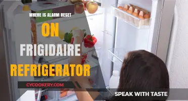 Locate the Alarm Reset on Your Frigidaire Refrigerator Easily