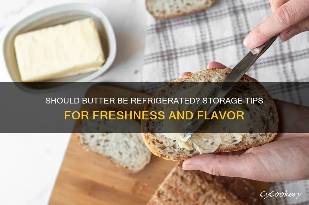 where is butter supposed to be refrigerated