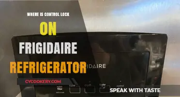 Finding the Control Lock on Your Frigidaire Refrigerator: A Quick Guide