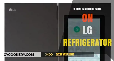 Finding the Control Panel on Your LG Refrigerator: A Quick Guide