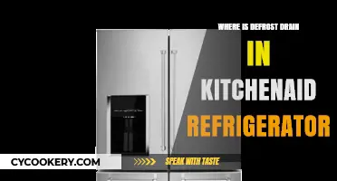 Locating the Defrost Drain in Your KitchenAid Refrigerator: A Guide