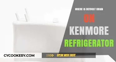 Locate Your Kenmore Fridge's Defrost Drain: A Quick Guide
