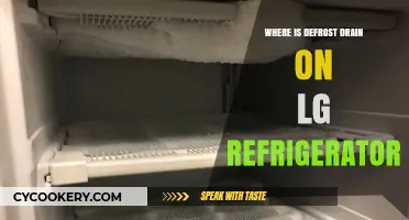 Locating the Defrost Drain on Your LG Refrigerator: A Quick Guide