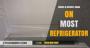 Finding Your Fridge's Defrost Drain: A Quick Location Guide