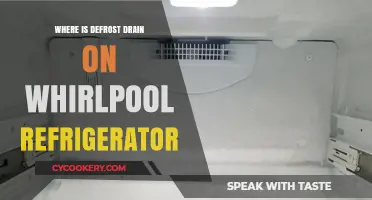 Locate Your Whirlpool Fridge's Defrost Drain: A Quick Guide