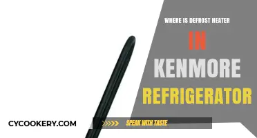 Locating the Defrost Heater in Your Kenmore Refrigerator: A Guide