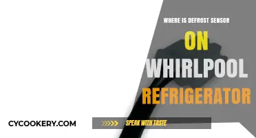 Locating the Defrost Sensor on Your Whirlpool Refrigerator: A Guide
