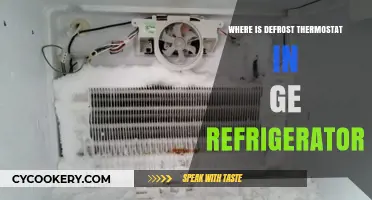Locating the Defrost Thermostat in Your GE Refrigerator: A Guide