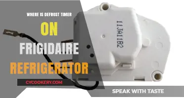 Locate Your Frigidaire Refrigerator's Defrost Timer: A Quick Guide