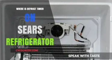 Locating the Defrost Timer on Your Sears Refrigerator: A Quick Guide