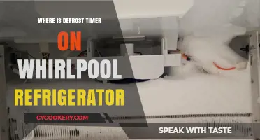 Locate Your Whirlpool Fridge Defrost Timer: A Quick Guide